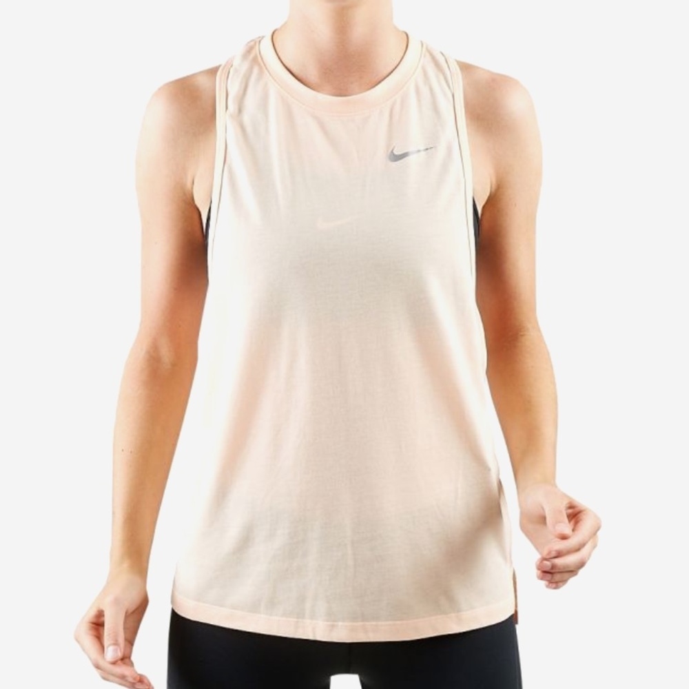 Nike Dri-FIT Tailwind Running Tank Peach – Women’s Size S